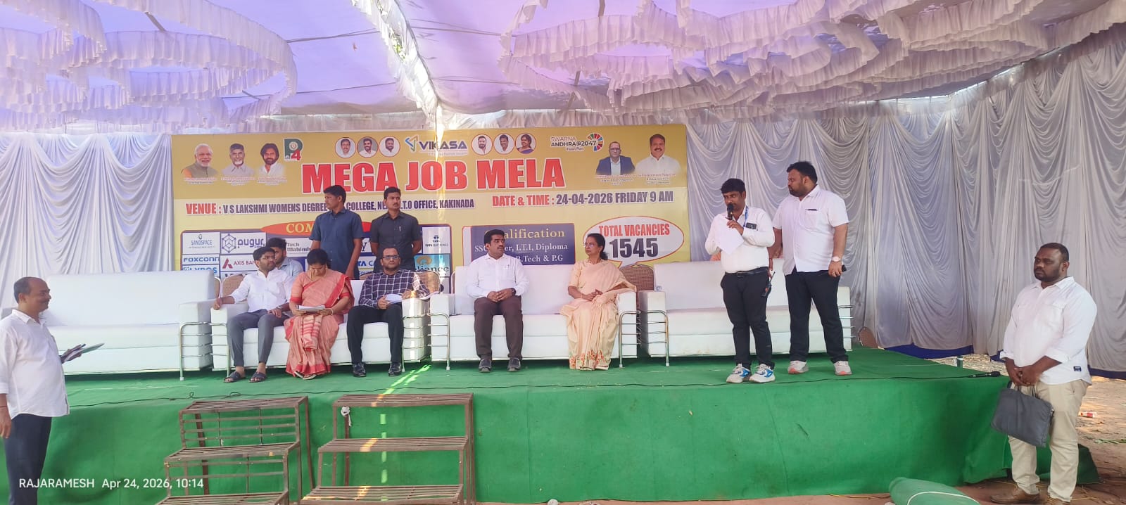MEGA JOB MELA @KAKINADA ON 24-4-26