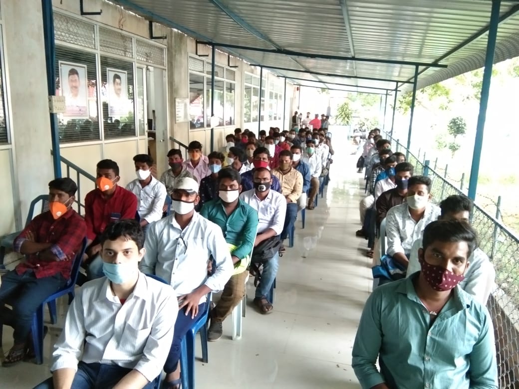 MINI JOBMELA AT VIKASA OFFICE,COLLECTORATE KAKINAD