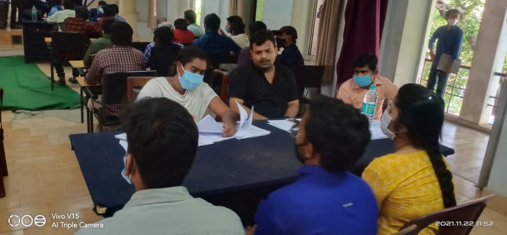 MINI JOBMELA AT VIKASA ON 22-11-21