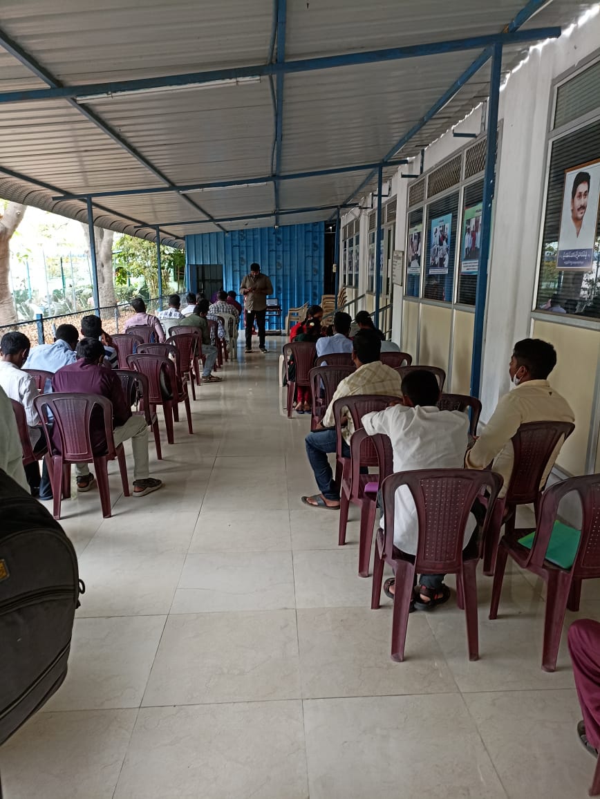 MONDAY JOBMELA  AT VIKASA ON 4-4-22